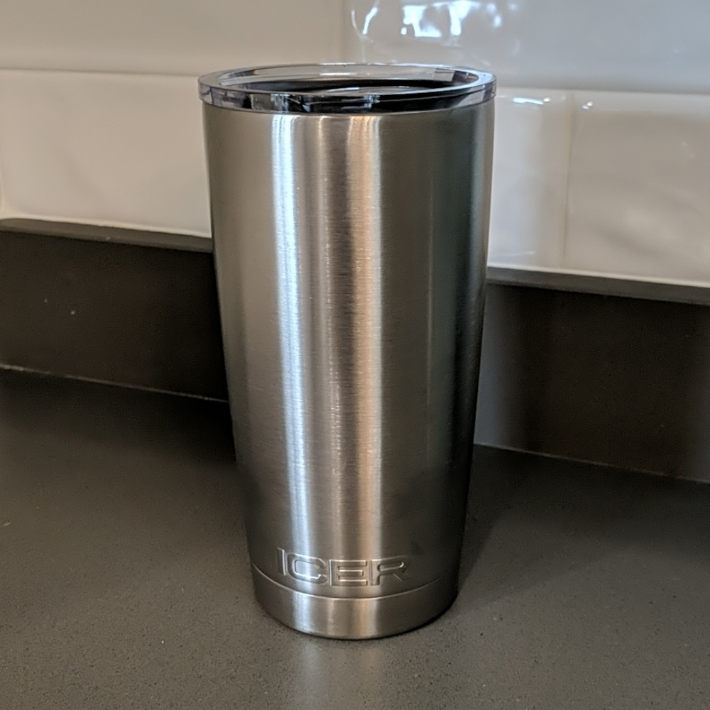 16oz ICER insulated tumbler with lid
